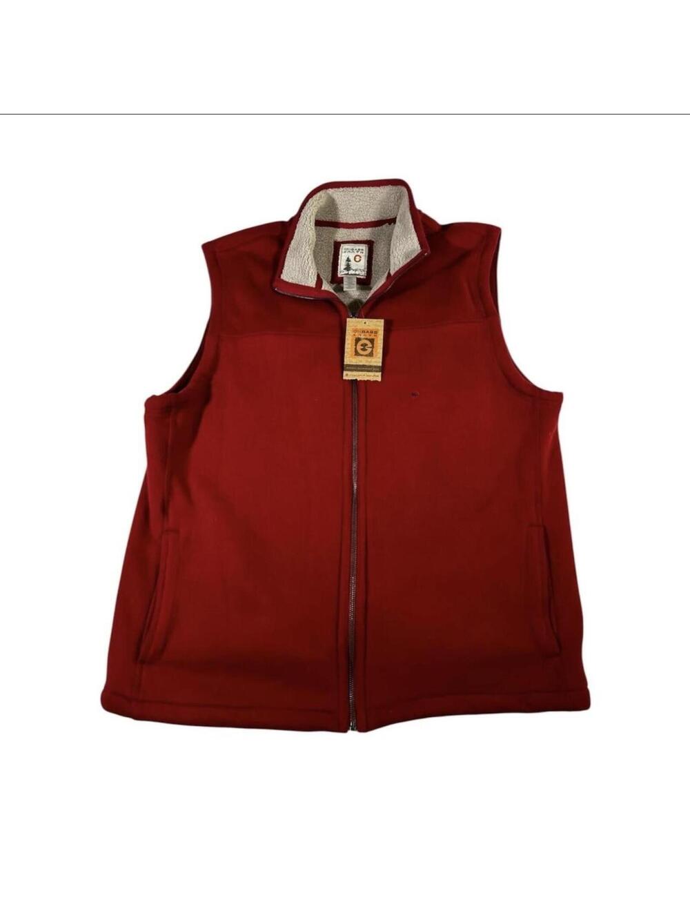 GH Bass Earth XL Sherpa Outrigger Vest Mesa Red Men’s XL NWT